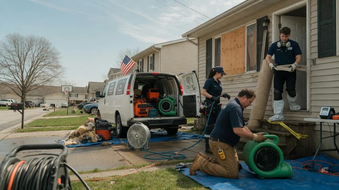 Water Damage Restoration in Cedar Hill, TN near me